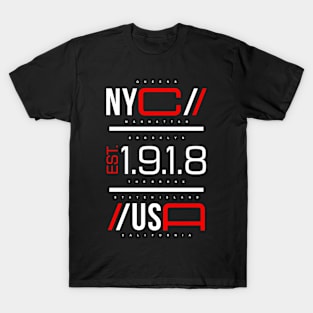 NYC USA Design T-Shirt